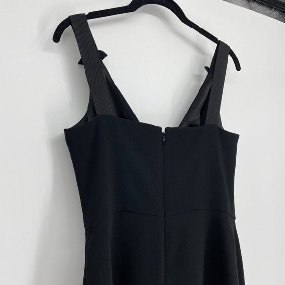 Elie Tahari  black sleeveless A line formal dress triacetate - Picture 8 of 15